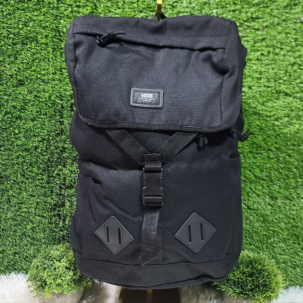 Vans Scurry Rucksack Backpack - Black NWT - Picture 2 of 6